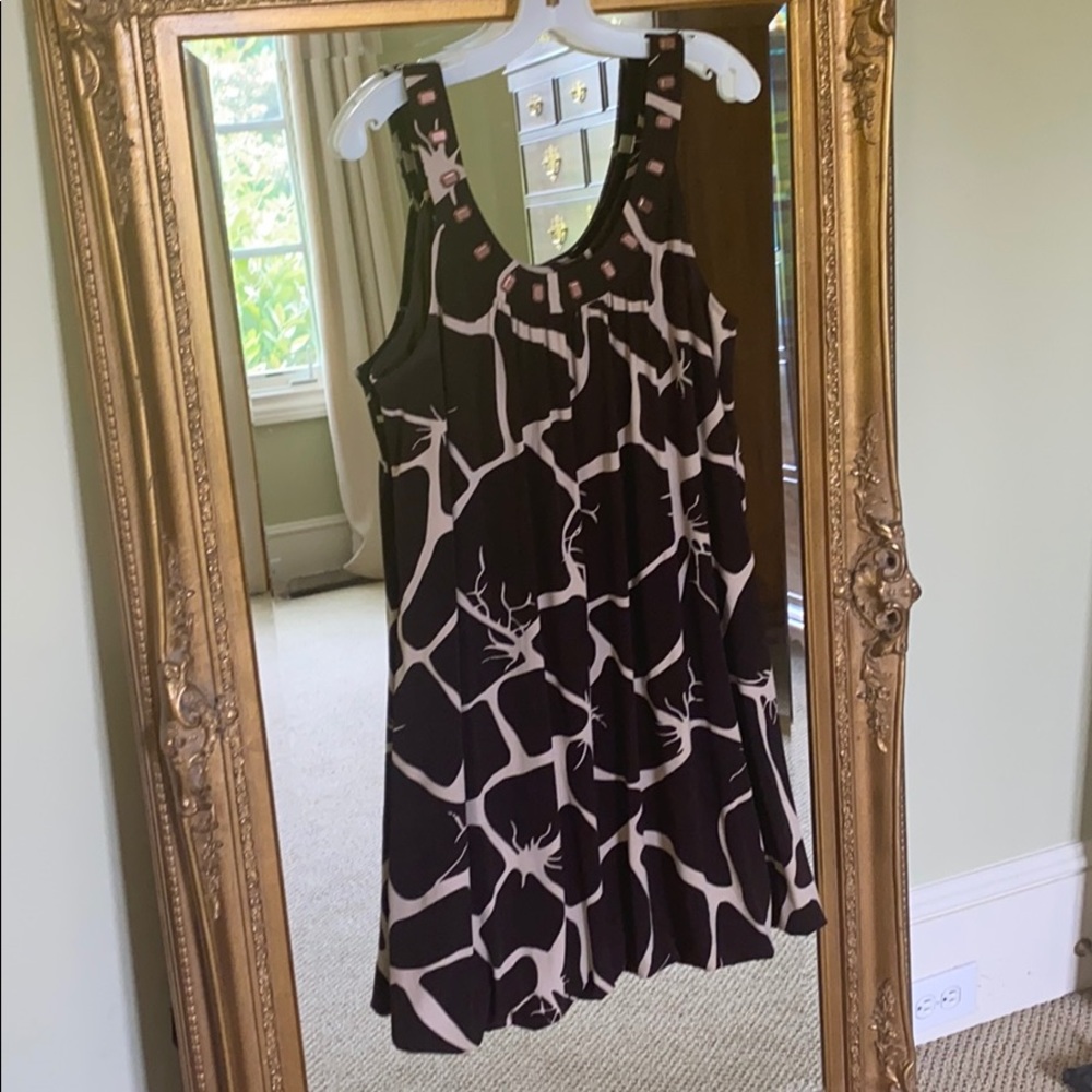 Animal print dress